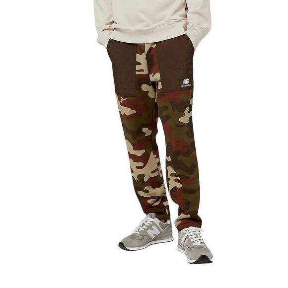 New Balance Brown and Green Camouflage Joggers EUC - Picture 1 of 6